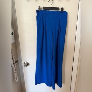 Halara: Bright Royal Blue Wide Leg Trousers